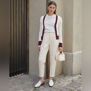 Rag & Bone Penelope Vee Cardigan in Ivory Multi